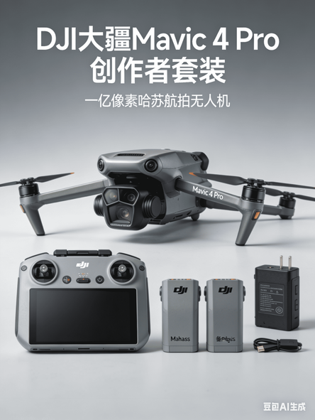 DJI大疆Mavic 4 Pro 创作者套装 一亿像素哈苏航拍无人机