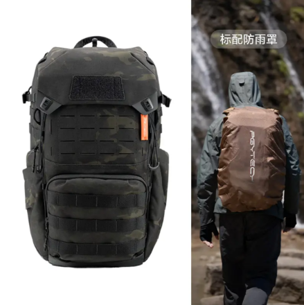 PGYTECH OneMo TAC Tactical Camera Backpack - 25L/35L, Waterproof, with Rain Cover, MOLLE System, for DSLR & Drone PGYTECH OneMo TAC 战术双肩摄影包 - 25L/35L 防水相机包 含防雨罩