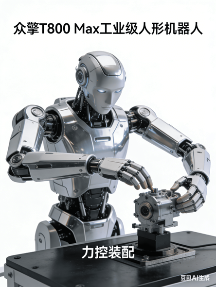 众擎T800 Max 工业级人形机器人 力控装配