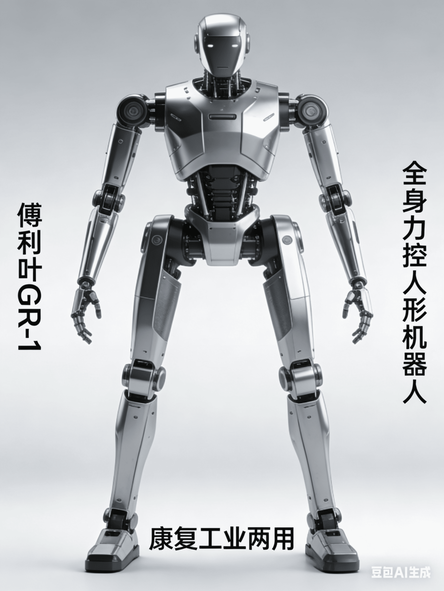 傅利叶GR-1 全身力控人形机器人 康复工业两用