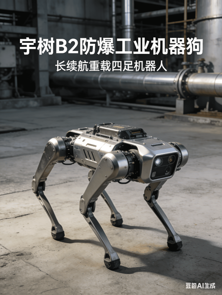 宇树B2 防爆工业机器狗 长续航重载四足机器人