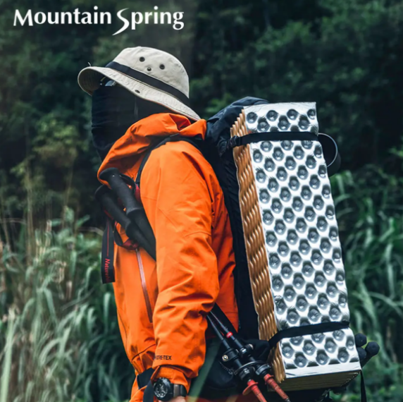 Mountain Spring E55A Egg Crate Foam Pad - Outdoor Camping Moisture-Proof Sleeping Mat, R-Value 2.6, 183x55x2.5cm 山之泉 E55A 蛋巢防潮垫 - 户外露营野外地垫 便携睡垫 - Image 3