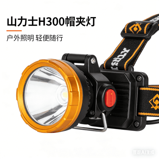 山力士 H300 帽夹灯