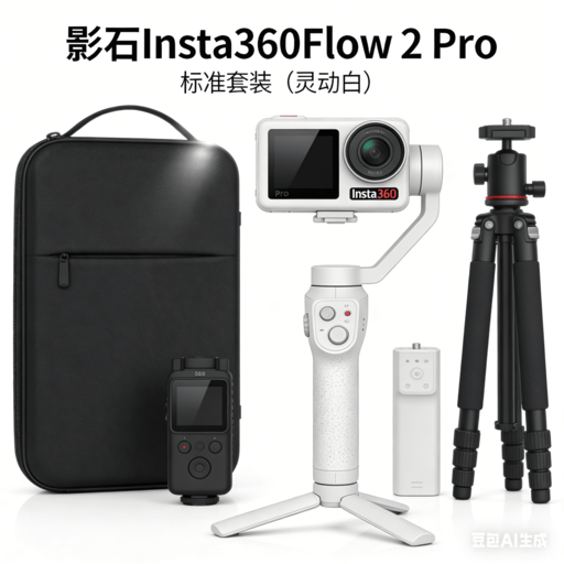影石Insta360Flow 2 Pro 标准套装（灵动白）