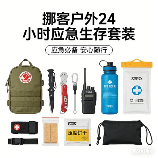 挪客 户外24小时应急生存套装