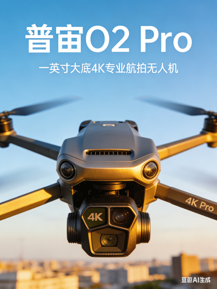 普宙O2 Pro 一英寸大底4K专业航拍无人机