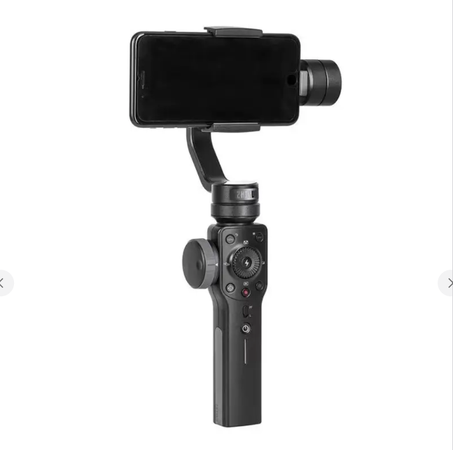 ZHIYUN SMOOTH 4 3-Axis Handheld Smartphone Gimbal Stabilizer - 12h Runtime, 210g Payload, Focus/Zoom Wheel ZHIYUN 智云 SMOOTH 4 手机三轴稳定器 - 续航12小时 210g负载 跟焦变焦滚轮
