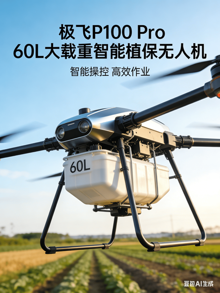 极飞P100 Pro 60L大载重智能植保无人机