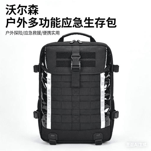 沃尔森 户外多功能应急生存包