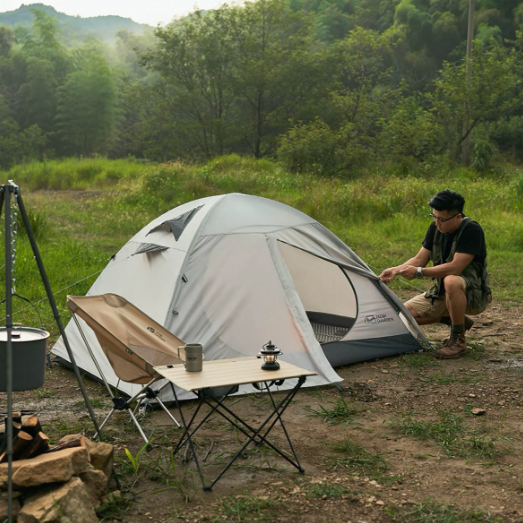 Mobi Garden Lengshan 2 Tent - 2-Person 3-Season Double-Layer Aluminum Pole Tent, Windproof & Rainproof for Camping & Hiking 牧高笛 冷山2 帐篷 - 2人三季双层铝杆帐篷 - Image 3
