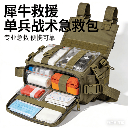 犀牛救援 单兵战术急救包