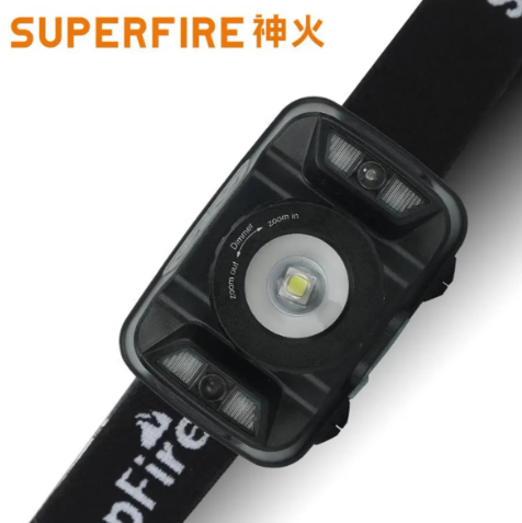 SupFire HL18 5W Sensor Headlamp - 100m Beam, 1800mAh, Zoomable, Splash-Proof, USB Rechargeable 神火 HL18 5W感应头灯 - 100米远射 1800mAh 可调焦 - Image 2