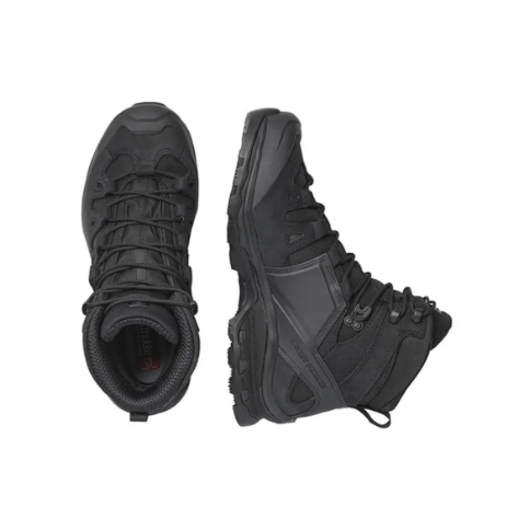 Salomon QUEST 4D FORCES 2 Tactical Boots - GORE-TEX, High-Top, Breathable, Fabric & Leather, Unisex for Hiking & Outdoor 萨洛蒙 QUEST 4D FORCES 2 战术靴/徒步鞋 - GORE-TEX防水