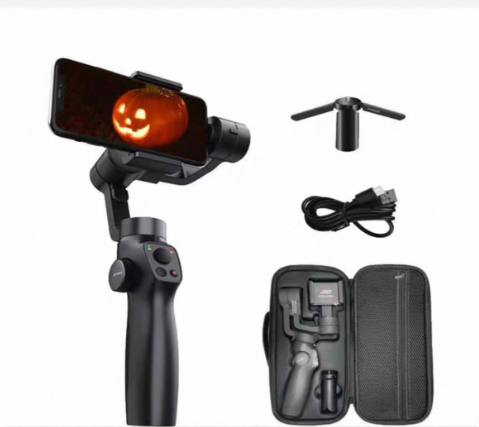 Funsnap Capture 2s 3-Axis Handheld Gimbal Stabilizer (Travel Kit) - 320° Rotation, 260g Payload, 12h Runtime, with Hard Case & Tripod 逗映 Capture 2s 三轴手持云台稳定器(旅行套装版)- 320°旋转 260g负载 12小时续航