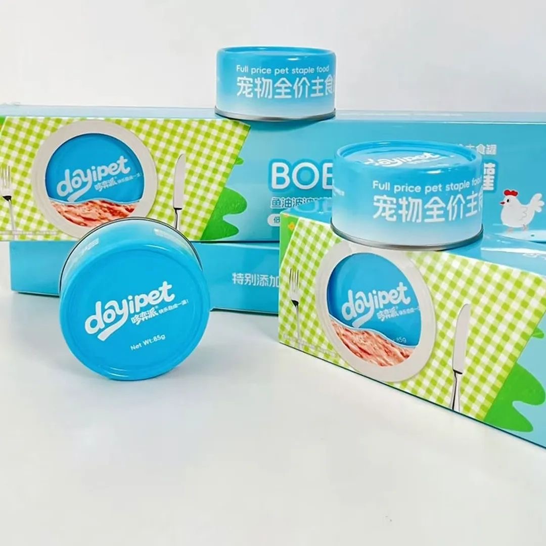 哆弈派 BOBO 拉丝罐猫主食罐头 85g*4罐/盒 全