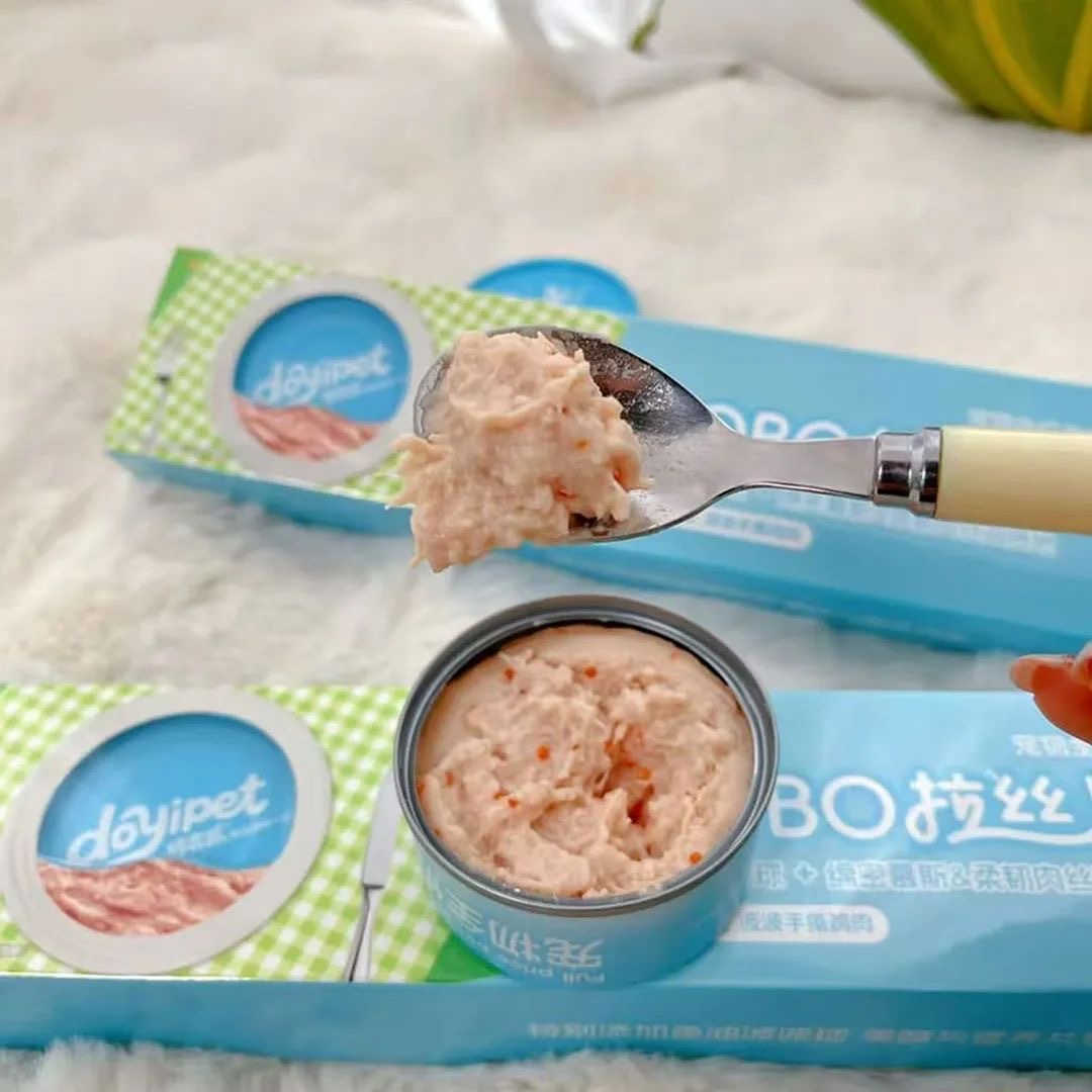 哆弈派 BOBO 拉丝罐猫主食罐头 85g*4罐/盒 全 - 图片 2