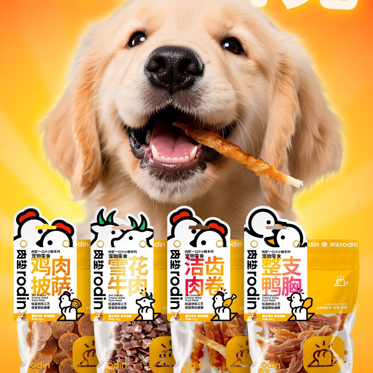 肉垫（rodin）一口小小酥系列犬用零食