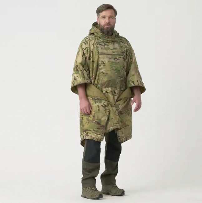 Helikon SWAGMAN Poncho - Roll-up Outdoor Raincoat, Tactical Windbreaker, Sleeping Bag （Helikon SWAGMAN 流浪者斗篷 卷式户外雨披 战术风衣睡袋）