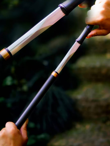 Xingshu Upgraded Edition Wushu Fine Sword - Integrated Narrow Blade Quenched Craft Sword, Unsharpened Collectible Decoration 星枢升级款文玩细剑 一体窄剑淬火工艺宝剑 未开刃收藏摆件 - Image 2